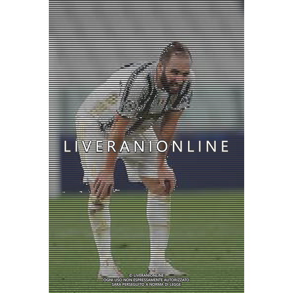 Torino 07.08.2020 Allianz Stadium Juventus vs Olympique Lione Champions League 2019/2020 ©Viganti/Agenzia Aldo Liverani Nella foto: delusione gonzalo higuain / AGENZIA ALDO LIVERANI SAS