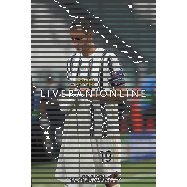 Torino 07.08.2020 Allianz Stadium Juventus vs Olympique Lione Champions League 2019/2020 ©Viganti/Agenzia Aldo Liverani Nella foto: delusione leonardo bonucci / AGENZIA ALDO LIVERANI SAS