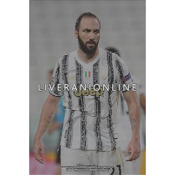 Torino 07.08.2020 Allianz Stadium Juventus vs Olympique Lione Champions League 2019/2020 ©Viganti/Agenzia Aldo Liverani Nella foto: gonzalo higuain