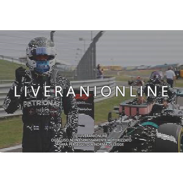 Pole position for Valtteri Bottas (FIN) Mercedes AMG F1 W11 and 2nd for Lewis Hamilton (GBR) Mercedes AMG F1 W11. 08.08.2020. Formula 1 World Championship, Rd 5, 70th Anniversary Grand Prix, Silverstone, England, Qualifying Day. - www.xpbimages.com, EMail: requests@xpbimages.com ¬© Copyright: Batchelor / XPB Images/ AGENZIA ALDO LIVERANI SAS - ITALY ONLY EDITORIAL USE ONLY
