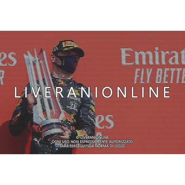 1st place Max Verstappen (NLD) Red Bull Racing RB16. 09.08.2020. Formula 1 World Championship, Rd 5, 70th Anniversary Grand Prix, Silverstone, England, Race Day. - www.xpbimages.com, EMail: requests@xpbimages.com © Copyright: Batchelor / XPB Images/AGENZIA ALDO LIVERANI SAS - ITALY ONLY EDITORIAL USE ONLY