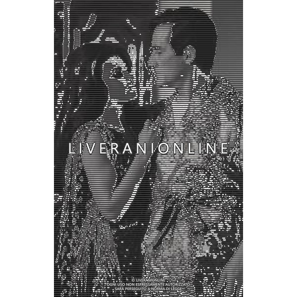 RETROSPETTIVA VITTORIO GASSMAN ATTORE NELLA FOTO VITTORIO GASSMAN NELL\'ANNO 1969 NEL FILM“IL DIVORZIO“ CON HELENA ROONE AG ALDO LIVERANI SAS 