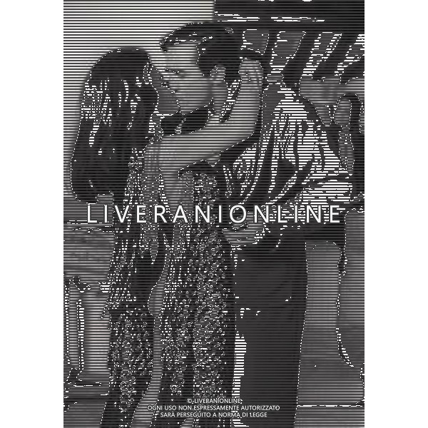 RETROSPETTIVA VITTORIO GASSMAN ATTORE NELLA FOTO VITTORIO GASSMAN NELL\'ANNO 1969 NEL FILM“IL DIVORZIO“ CON HELENA ROONE AG ALDO LIVERANI SAS  