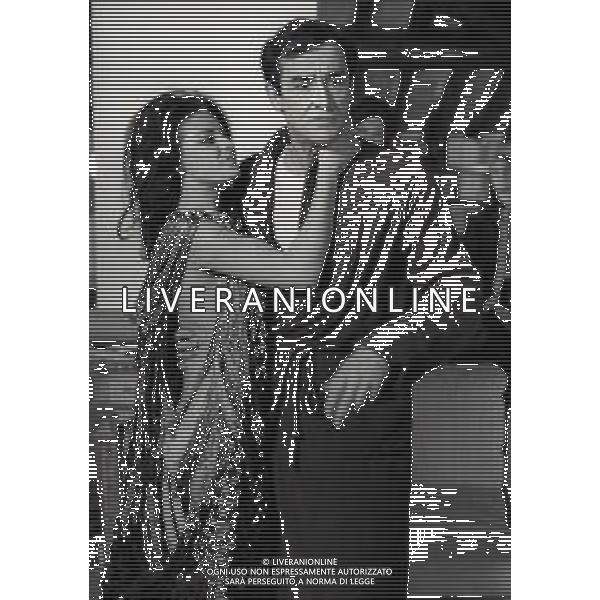 RETROSPETTIVA VITTORIO GASSMAN ATTORE NELLA FOTO VITTORIO GASSMAN NELL\'ANNO 1969 NEL FILM“IL DIVORZIO“ CON HELENA ROONE AG ALDO LIVERANI SAS   