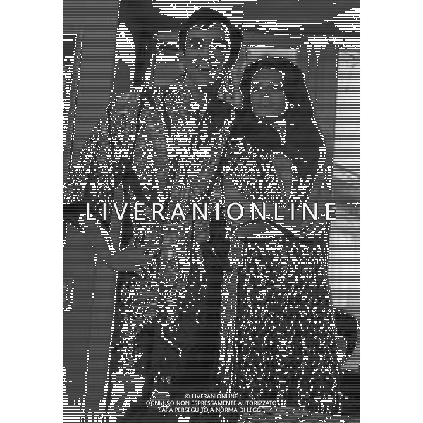 RETROSPETTIVA VITTORIO GASSMAN ATTORE NELLA FOTO VITTORIO GASSMAN NELL\'ANNO 1969 NEL FILM“IL DIVORZIO“ CON HELENA ROONE AG ALDO LIVERANI SAS  