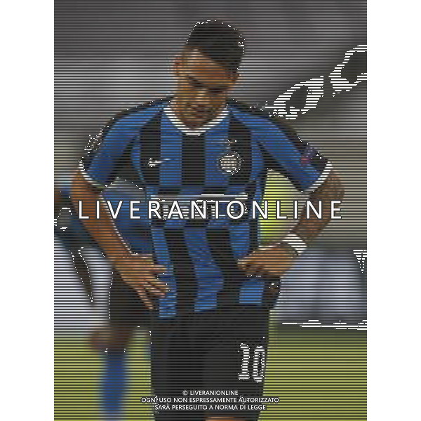 UEFA - EUROPA LEAGUE Germania Quarti di Finale 10/08/2020 Inter - Bayer Leverkusen nella foto: Martinez Lautaro (f.c.Internazionale) ©Claudio Zamagni/Agenzia Aldo Liverani Martinez Lautaro (f.c.Internazionale) during UEFA EUROPA LEAGUE Germany Quarter-Finals match between F.C. Internazionale and Bayer Leverkusen at Merkur Spiel-Arena in Dusseldorf on August 10 2020. photo credit by Claudio Zamagni/Aldo Liverani Photo Agency
