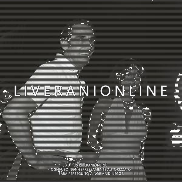 RETROSPETTIVA VITTORIO GASSMAN ATTORE NELLA FOTO VITTORIO GASSMAN A TAORMINA AL PREMIO DAVID DI DONATELLO NELL\'ANNO 1975 AG ALDO LIVERANI SAS