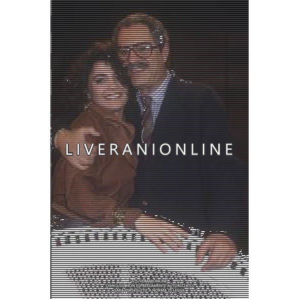 NINO ( Saturnino ) MANFREDI, ATTORE E REGISTA ITALIANO - RETROSPETTIVA NELLA FOTO CON LA FIGLIA ROBERTA NEL 1985 ©ARCHIVIO /AGENZIA ALDO LIVERANI SAS