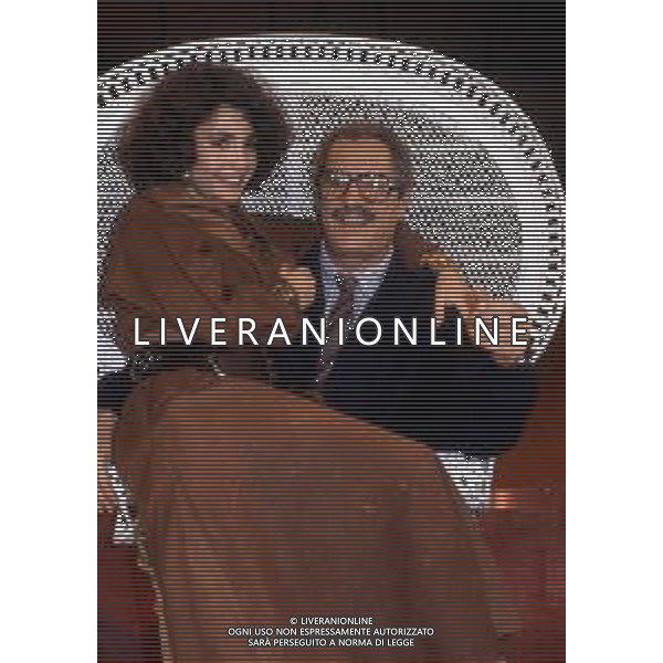 NINO ( Saturnino ) MANFREDI, ATTORE E REGISTA ITALIANO - RETROSPETTIVA NELLA FOTO CON LA FIGLIA ROBERTA NEL 1985 ©ARCHIVIO /AGENZIA ALDO LIVERANI SAS