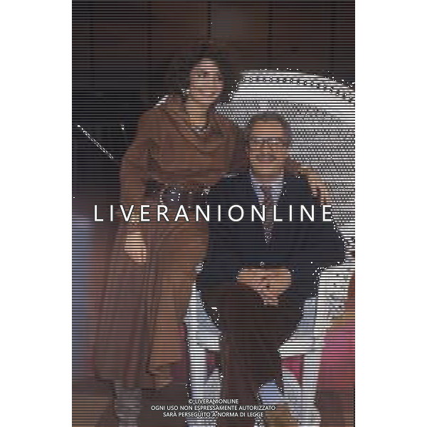 NINO ( Saturnino ) MANFREDI, ATTORE E REGISTA ITALIANO - RETROSPETTIVA NELLA FOTO CON LA FIGLIA ROBERTA NEL 1985 ©ARCHIVIO /AGENZIA ALDO LIVERANI SAS