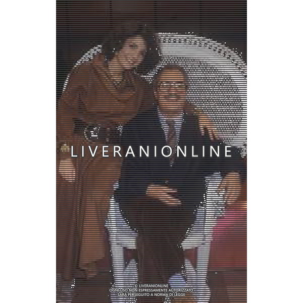 NINO ( Saturnino ) MANFREDI, ATTORE E REGISTA ITALIANO - RETROSPETTIVA NELLA FOTO CON LA FIGLIA ROBERTA NEL 1985 ©ARCHIVIO /AGENZIA ALDO LIVERANI SAS