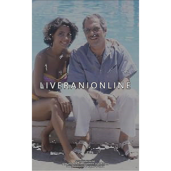 NINO ( Saturnino ) MANFREDI, ATTORE E REGISTA ITALIANO - RETROSPETTIVA NELLA FOTO CON LA FIGLIA ROBERTA ©ARCHIVIO /AGENZIA ALDO LIVERANI SAS