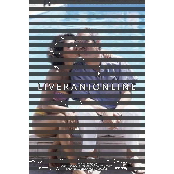 NINO ( Saturnino ) MANFREDI, ATTORE E REGISTA ITALIANO - RETROSPETTIVA NELLA FOTO CON LA FIGLIA ROBERTA ©ARCHIVIO /AGENZIA ALDO LIVERANI SAS