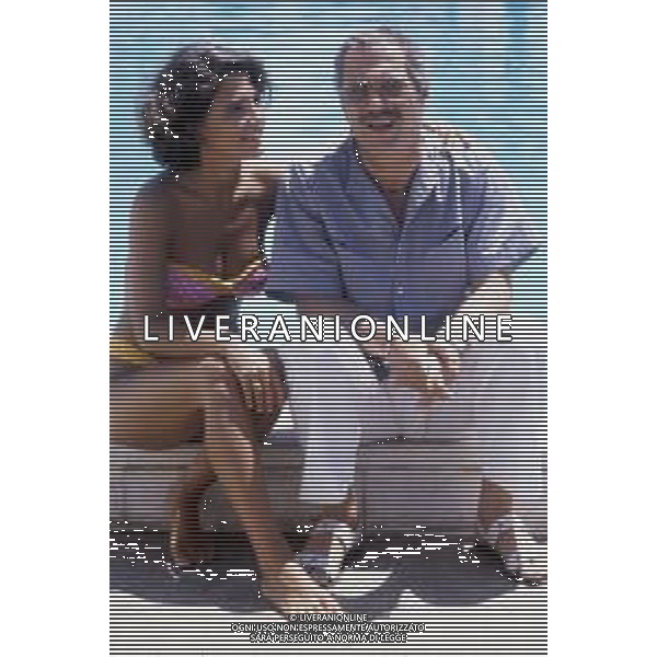 NINO ( Saturnino ) MANFREDI, ATTORE E REGISTA ITALIANO - RETROSPETTIVA NELLA FOTO CON LA FIGLIA ROBERTA ©ARCHIVIO /AGENZIA ALDO LIVERANI SAS