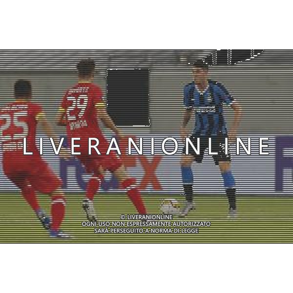 UEFA - EUROPA LEAGUE Germania Quarti di Finale 10/08/2020 Inter - Bayer Leverkusen nella foto: Alessandro bastoni (f.c.Internazionale) K. Havertz (Leverkusen) D. Sinkgraven (Leverkusen) ©Claudio Zamagni/Agenzia Aldo Liverani Vergani Edoardo (f.c.Internazionale) K. Havertz (Leverkusen) D. Sinkgraven (Leverkusen) during UEFA EUROPA LEAGUE Germany Quarter-Finals match between F.C. Internazionale and Bayer Leverkusen at Merkur Spiel-Arena in Dusseldorf on August 10 2020. photo credit by Claudio Zamagni/Aldo Liverani Photo Agency/AGENZIA ALDO LIVERANI SAS