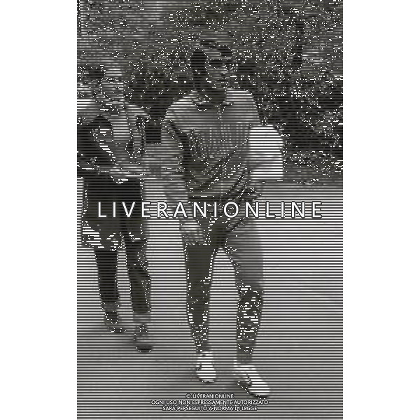1972 ALLENAMENTO NAZIONALE ITALIANA DI CALCIO NELLA FOTO PIETRO ANASTASI AG ALDO LIVERANI SAS