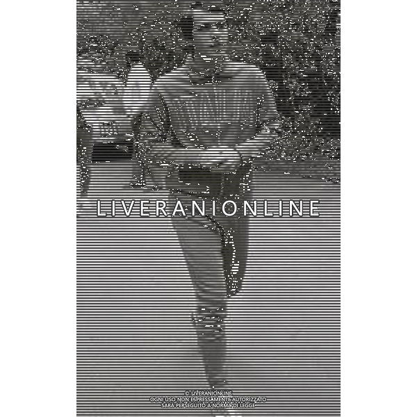 1972 ALLENAMENTO NAZIONALE ITALIANA DI CALCIO NELLA FOTO ROBERTO BETTEGA AG ALDO LIVERANI SAS