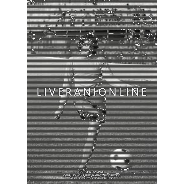 1972 ALLENAMENTO NAZIONALE ITALIANA DI CALCIO NELLA FOTO GIORGIO CHINAGLIA AG ALDO LIVERANI SAS