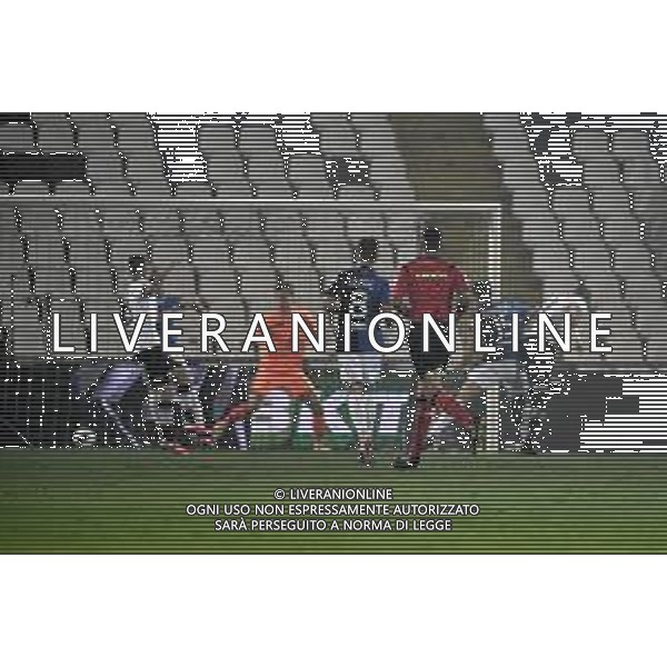 Playoff - Spezia vs Chievo - Campionato di Calcio Serie B 2019/2020, 11 agosto 2020 La Spezia, Italia Nella foto: Andrej Galabinov (Spezia) segna il gol del vantaggio spezzino @LM/Matteo Papini AG ALDO LIVERANI SAS