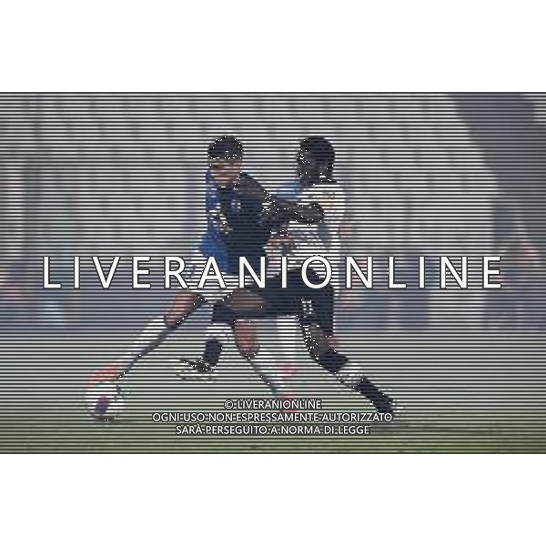 Playoff - Spezia vs Chievo - Campionato di Calcio Serie B 2019/2020, 11 agosto 2020 La Spezia, Italia Nella foto: Segre (Chievo) in azione contrastato da Gyasi (Spezia) @LM/Matteo Papini AG ALDO LIVERANI SAS