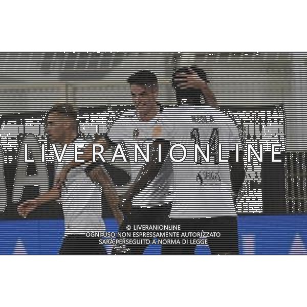 Playoff - Spezia vs Chievo - Campionato di Calcio Serie B 2019/2020, 11 agosto 2020 La Spezia, Italia Nella foto: Giulio Maggiore (Spezia) esultanza secondo gol @LM/Matteo Papini AG ALDO LIVERANI SAS