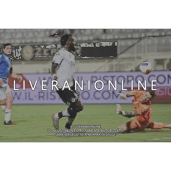 Playoff - Spezia vs Chievo - Campionato di Calcio Serie B 2019/2020, 11 agosto 2020 La Spezia, Italia Nella foto: Nzola (SpeziA) segna il terzo gol @LM/Matteo Papini AG ALDO LIVERANI SAS