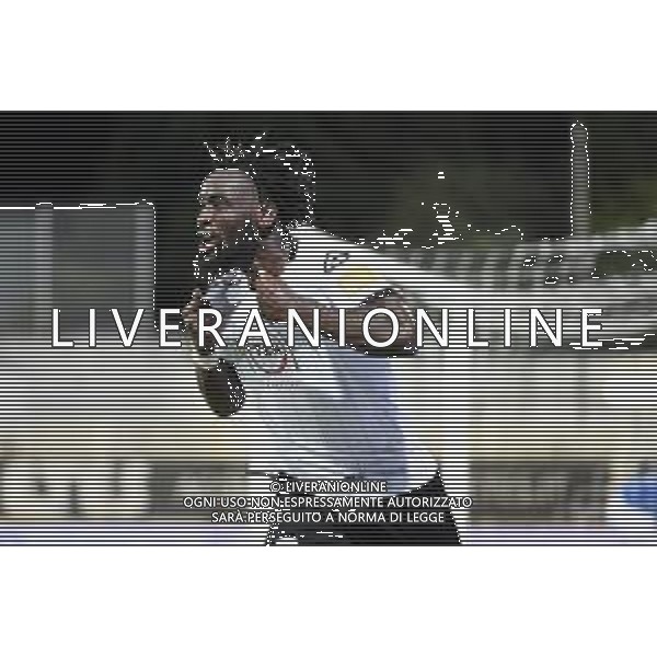 Playoff - Spezia vs Chievo - Campionato di Calcio Serie B 2019/2020, 11 agosto 2020 La Spezia, Italia Nella foto: Nzola (Spezia) esultanza terzo gol @LM/Matteo Papini AG ALDO LIVERANI SAS