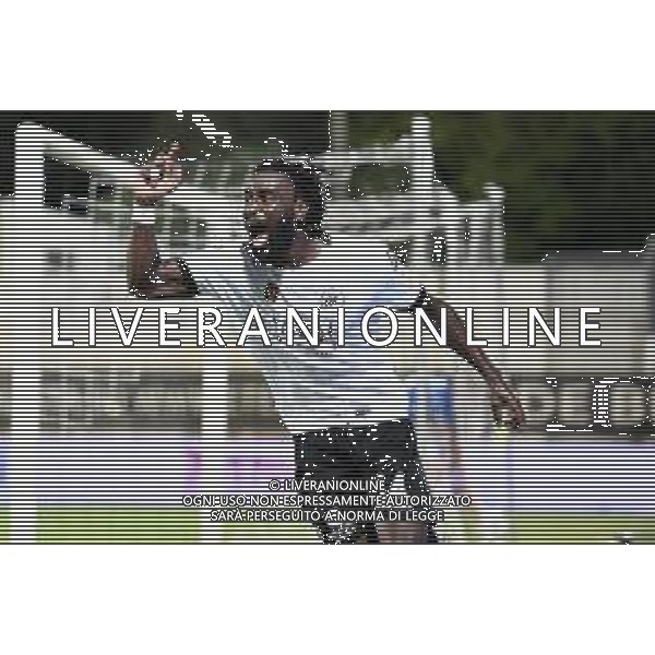 Playoff - Spezia vs Chievo - Campionato di Calcio Serie B 2019/2020, 11 agosto 2020 La Spezia, Italia Nella foto: Nzola (Spezia) esultanza terzo gol @LM/Matteo Papini AG ALDO LIVERANI SAS