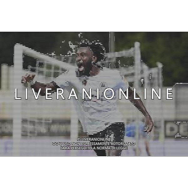 Playoff - Spezia vs Chievo - Campionato di Calcio Serie B 2019/2020, 11 agosto 2020 La Spezia, Italia Nella foto: Nzola (Spezia) esultanza terzo gol @LM/Matteo Papini AG ALDO LIVERANI SAS