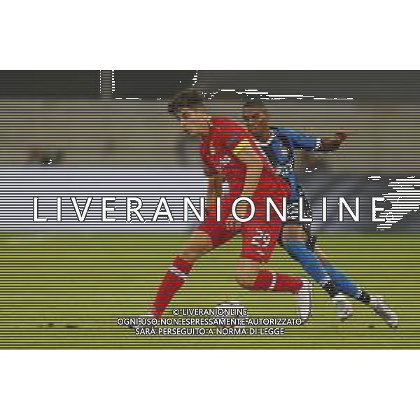 UEFA - EUROPA LEAGUE Germania Quarti di Finale 10/08/2020 Inter - Bayer Leverkusen nella foto: Kai Havertz (Leverkusen) Young Ashley (f.c.Internazionale) ©Claudio Zamagni/Agenzia Aldo Liverani K. Havertz (Leverkusen) Young Ashley (f.c.Internazionale)during UEFA EUROPA LEAGUE Germany Quarter-Finals match between F.C. Internazionale and Bayer Leverkusen at Merkur Spiel-Arena in Dusseldorf on August 10 2020. photo credit by Claudio Zamagni/Aldo Liverani Photo Agency/AGENZIA ALDO LIVERANI SAS