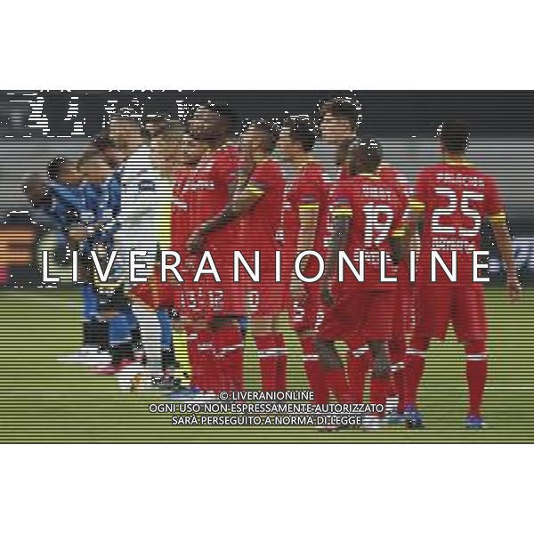 UEFA - EUROPA LEAGUE Germania Quarti di Finale 10/08/2020 Inter - Bayer Leverkusen nella foto: le formazioni dell\'Inter e del Leverkusen ©Claudio Zamagni/Agenzia Aldo Liverani the line up of Internazionale and leverkusen during UEFA EUROPA LEAGUE Germany Quarter-Finals match between F.C. Internazionale and Bayer Leverkusen at Merkur Spiel-Arena in Dusseldorf on August 10 2020. photo credit by Claudio Zamagni/Aldo Liverani Photo Agency/AGENZIA ALDO LIVERANI SAS