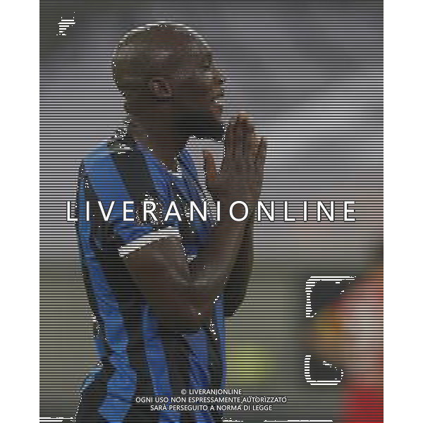 UEFA - EUROPA LEAGUE Germania Quarti di Finale 10/08/2020 Inter - Bayer Leverkusen nella foto: Lukaku Romelu (f.c.Internazionale) ©Claudio Zamagni/Agenzia Aldo Liverani Lukaku Romelu (f.c.Internazionale) during UEFA EUROPA LEAGUE Germany Quarter-Finals match between F.C. Internazionale and Bayer Leverkusen at Merkur Spiel-Arena in Dusseldorf on August 10 2020. photo credit by Claudio Zamagni/Aldo Liverani Photo Agency/AGENZIA ALDO LIVERANI SAS
