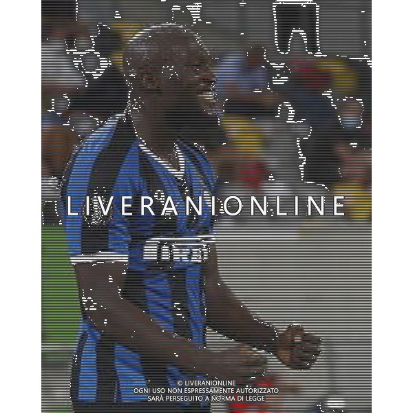 UEFA - EUROPA LEAGUE Germania Quarti di Finale 10/08/2020 Inter - Bayer Leverkusen nella foto: esultanza dopo il goal Lukaku Romelu (f.c.Internazionale) ©Claudio Zamagni/Agenzia Aldo Liverani Lukaku Romelu (f.c.Internazionale) celebrates after scoring a goalduring UEFA EUROPA LEAGUE Germany Quarter-Finals match between F.C. Internazionale and Bayer Leverkusen at Merkur Spiel-Arena in Dusseldorf on August 10 2020. photo credit by Claudio Zamagni/Aldo Liverani Photo Agency/AGENZIA ALDO LIVERANI SAS