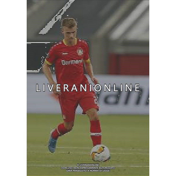 UEFA - EUROPA LEAGUE Germania Quarti di Finale 10/08/2020 Inter - Bayer Leverkusen nella foto: Daley Sinkgraven (Leverkusen) ©Claudio Zamagni/Agenzia Aldo Liverani D. Sinkgraven (Leverkusen) during UEFA EUROPA LEAGUE Germany Quarter-Finals match between F.C. Internazionale and Bayer Leverkusen at Merkur Spiel-Arena in Dusseldorf on August 10 2020. photo credit by Claudio Zamagni/Aldo Liverani Photo Agency/AGENZIA ALDO LIVERANI SAS