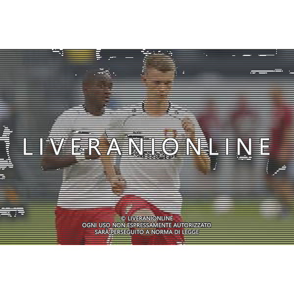 UEFA - EUROPA LEAGUE Germania Quarti di Finale 10/08/2020 Inter - Bayer Leverkusen nella foto: Daley Sinkgraven (Leverkusen) Moussa Diaby (Leverkusen) ©Claudio Zamagni/Agenzia Aldo Liverani D. Sinkgraven (Leverkusen) M. Diaby (Leverkusen) during UEFA EUROPA LEAGUE Germany Quarter-Finals match between F.C. Internazionale and Bayer Leverkusen at Merkur Spiel-Arena in Dusseldorf on August 10 2020. photo credit by Claudio Zamagni/Aldo Liverani Photo Agency/AGENZIA ALDO LIVERANI SAS