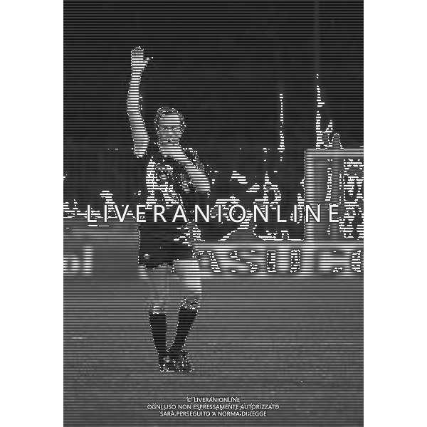 15-04-1992 GENOVA COPPA CAMPIONI 6 GIORNATA SAMPDORIA PANATHINAIKOS 1-1 NELLA FOTO ARBITRO Kurt Röthlisberger AG ALDO LIVERANI SAS