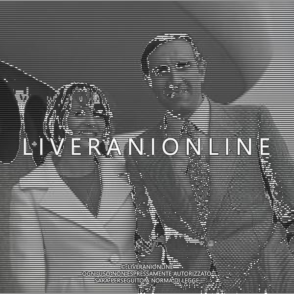 RETROSPETTIVA PIPPO BAUDO ATTORE E PRESENTATORE TELEVISIVO NELLA FOTO PIPPO BAUDO CON ANGELA LIPPI AL COMPLEANNO A FERRARA NELL\'ANNO 1970  AG ALDO LIVERANI SAS