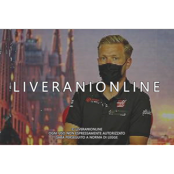 Kevin Magnussen (DEN) Haas F1 Team in the FIA Press Conference. 13.08.2020. Formula 1 World Championship, Rd 6, Spanish Grand Prix, Barcelona, Spain, Preparation Day. - www.xpbimages.com, EMail: requests@xpbimages.com © Copyright: Filipe / XPB Images/AGENZIA ALDO LIVERANI SAS - ITALY ONLY EDITORIAL USE ONLY