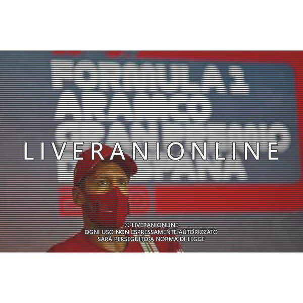 Sebastian Vettel (GER) Ferrari in the FIA Press Conference. 13.08.2020. Formula 1 World Championship, Rd 6, Spanish Grand Prix, Barcelona, Spain, Preparation Day. - www.xpbimages.com, EMail: requests@xpbimages.com © Copyright: Filipe / XPB Images/AGENZIA ALDO LIVERANI SAS - ITALY ONLY EDITORIAL USE ONLY