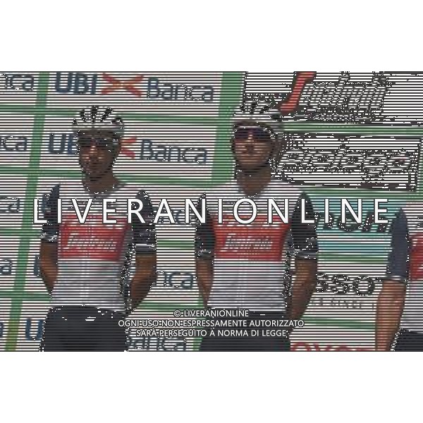 15-08-2020 Giro Di Lombardia; 2020, Trek - Segafredo; Nibali, Vincenzo; Mollema, Bauke; Bergamo; ©SIROTTI / AGENZIA ALDO LIVERANI SAS