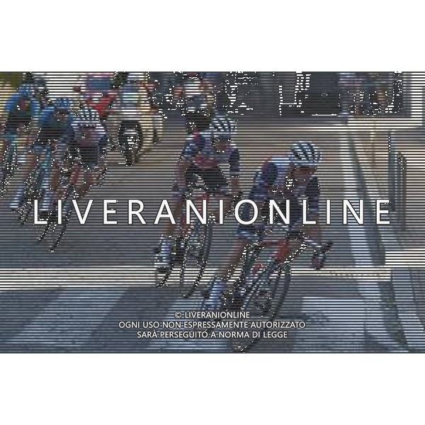 15-08-2020 Giro Di Lombardia; 2020, Trek - Segafredo; Ciccone, Giulio; Nibali, Vincenzo; Mollema, Bauke; Como; ©SIROTTI / AGENZIA ALDO LIVERANI SAS