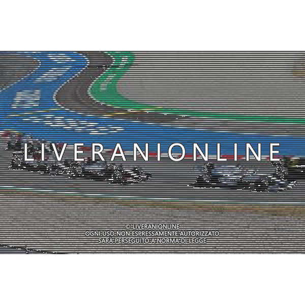 George Russell (GBR) Williams Racing FW43 at the start of the race. 16.08.2020. Formula 1 World Championship, Rd 6, Spanish Grand Prix, Barcelona, Spain, Race Day. - www.xpbimages.com, EMail: requests@xpbimages.com © Copyright: Batchelor / XPB Images/ AGENZIA ALDO LIVERANI SAS - ITALY ONLY EDITORIAL USE ONLY