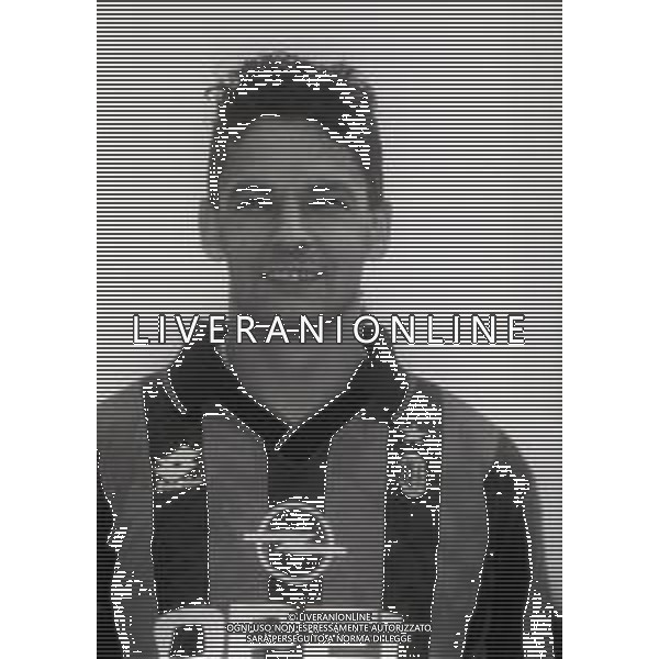 RETROSPETTIVA ROBERTO BAGGIO CALCIATORE NELLA FOTO ROBERTO BAGGIO CON LA MAGLIA DEL MILAN CALCIO 1995-1996 AG ALDO LIVERANI SAS