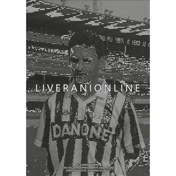 RETROSPETTIVA ROBERTO BAGGIO CALCIATORE NELLA FOTO ROBERTO BAGGIO NEL\'ANNO 1992-1993 CON LA MAGLIA DELLA JUVENTUS  AG ALDO LIVERANI SAS 