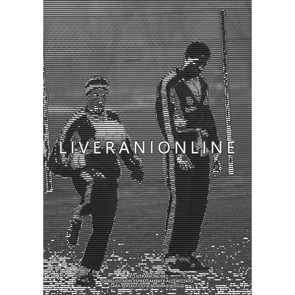 RETROSPETTIVA ROBERTO BAGGIO CALCIATORE NELLA FOTO ROBERTO BAGGIO NEL\'ANNO 1991-1992 CON LA MAGLIA DELLA JUVENTUS  AG ALDO LIVERANI SAS 