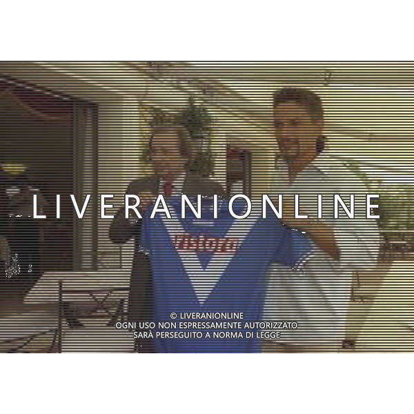 RETROSPETTIVA ROBERTO BAGGIO CALCIATORE NELLA FOTO ROBERTO BAGGIO 14-09-2000 ALLA PRESENTAZIONE A BRESCIA CON IL PRESIDENTE GINO CORIONI AG ALDO LIVERANI SAS  
