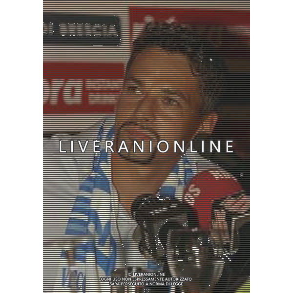 RETROSPETTIVA ROBERTO BAGGIO CALCIATORE NELLA FOTO ROBERTO BAGGIO 14-09-2000 ALLA PRESENTAZIONE A BRESCIA AG ALDO LIVERANI SAS 