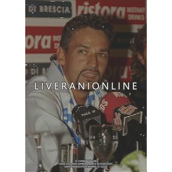 RETROSPETTIVA ROBERTO BAGGIO CALCIATORE NELLA FOTO ROBERTO BAGGIO 14-09-2000 ALLA PRESENTAZIONE A BRESCIA AG ALDO LIVERANI SAS 