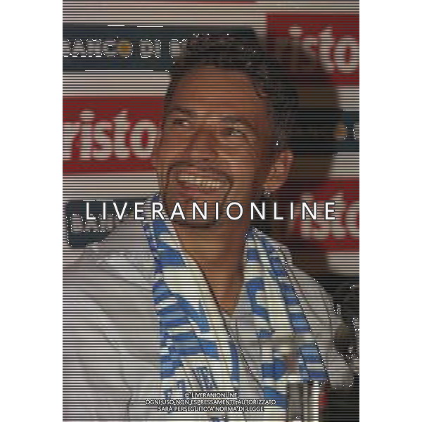 RETROSPETTIVA ROBERTO BAGGIO CALCIATORE NELLA FOTO ROBERTO BAGGIO 14-09-2000 ALLA PRESENTAZIONE A BRESCIA AG ALDO LIVERANI SAS 