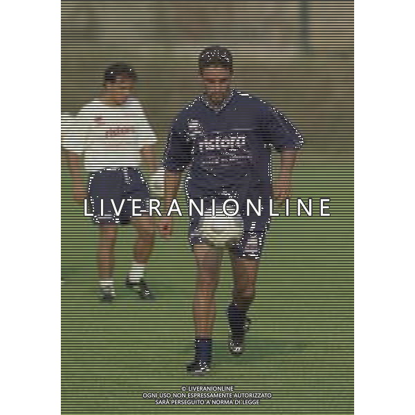 RETROSPETTIVA ROBERTO BAGGIO CALCIATORE NELLA FOTO ROBERTO BAGGIO 14-09-2000 ALLA PRESENTAZIONE A BRESCIA AG ALDO LIVERANI SAS 